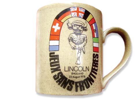 Commemorative mug from 1978 Lincoln JSF heat